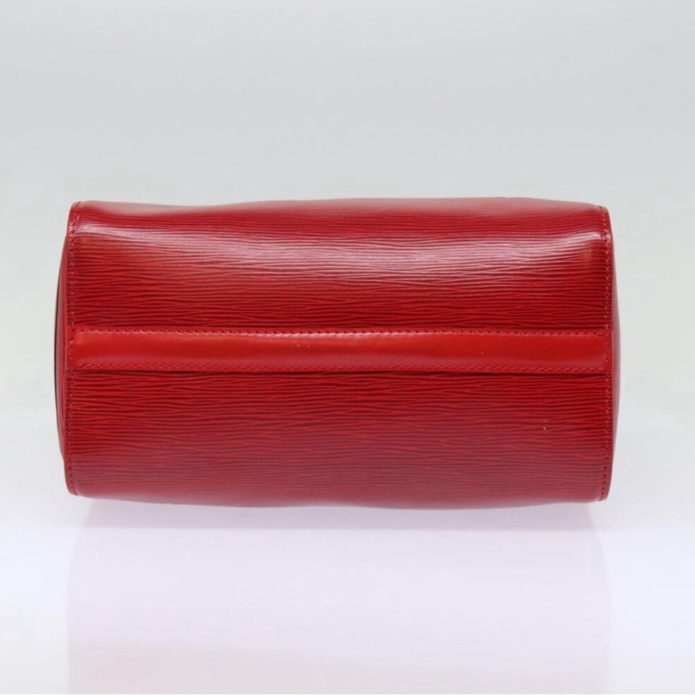 LOUIS VUITTON Epi Speedy 25 Castillan Red